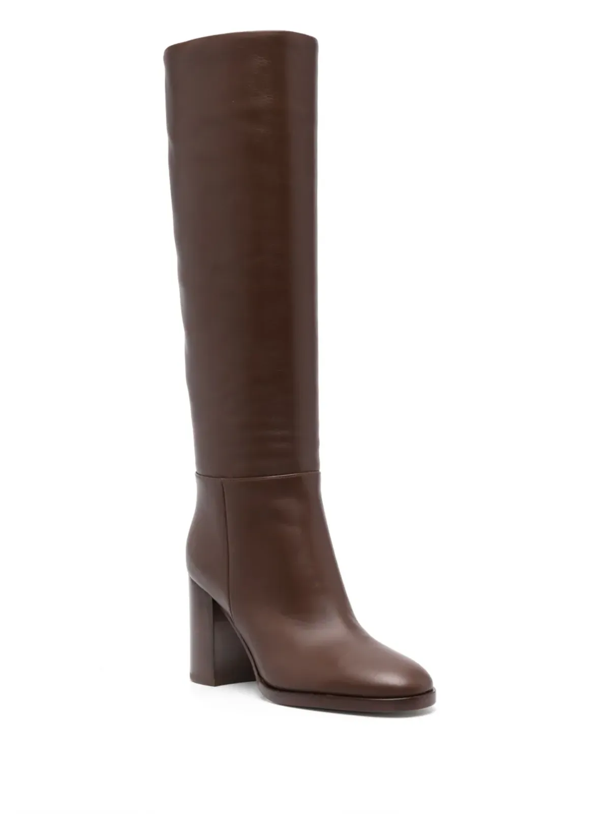 Gianvito Rossi レザー ニーハイブーツ - 画像2