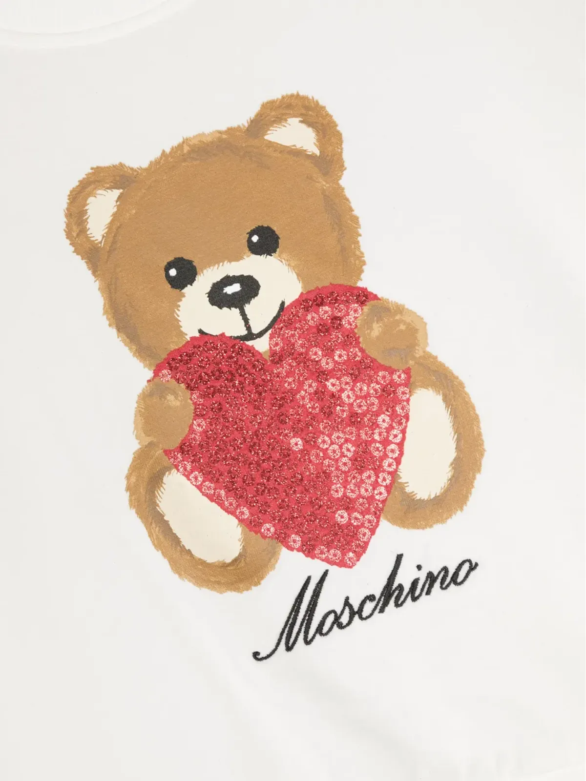 Moschino Kids テディベアプリント スウェットシャツ - 画像3