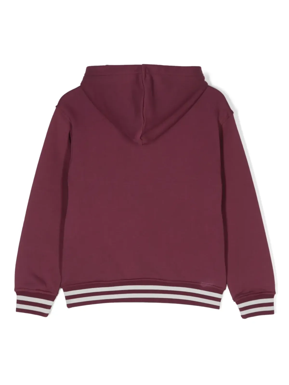 Moschino Kids Varsityロゴ コットン フーディー - 画像2