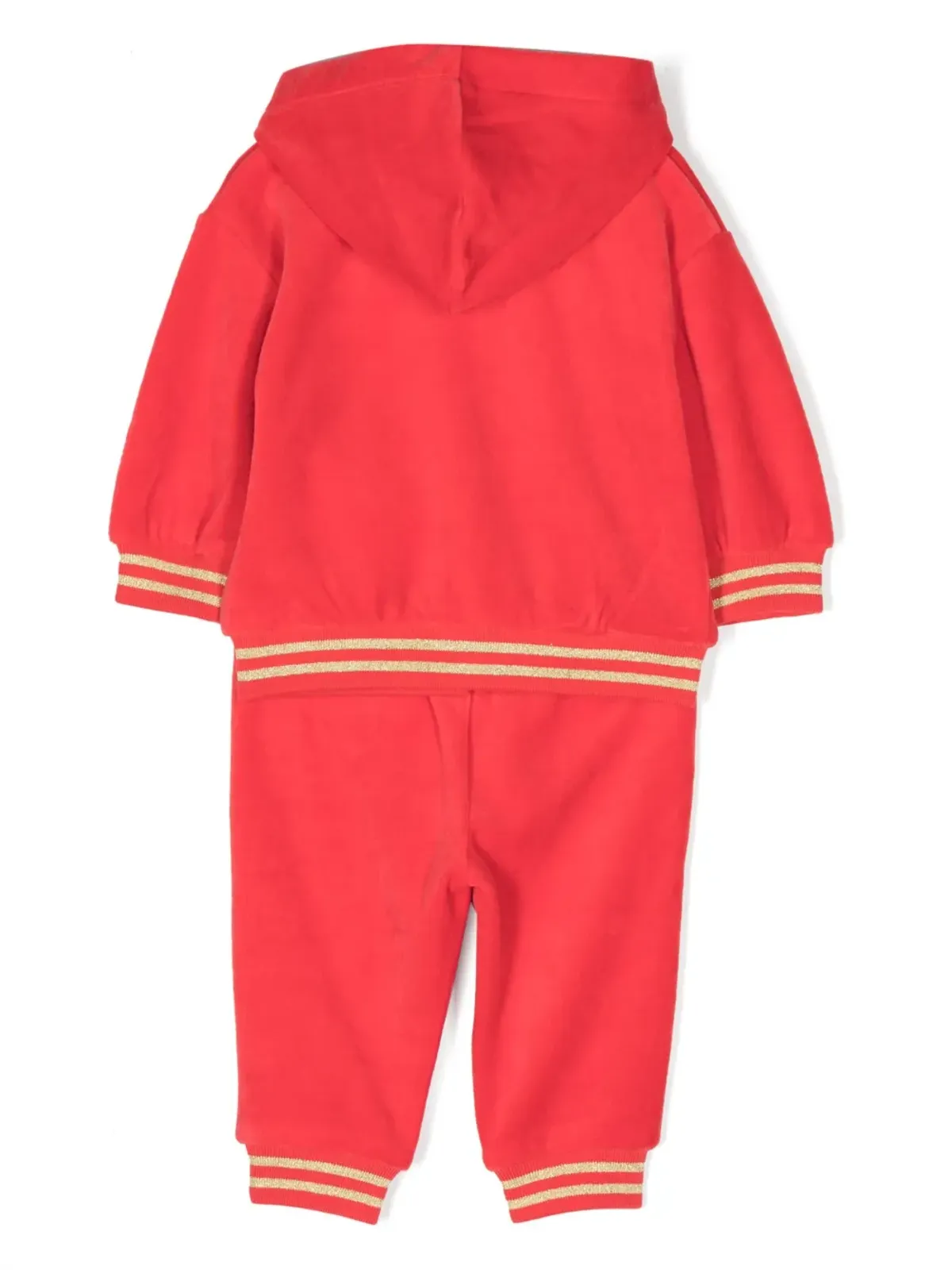 Moschino Kids パッチディテール コットンブレンド トラックスーツセット - レッド - 画像2