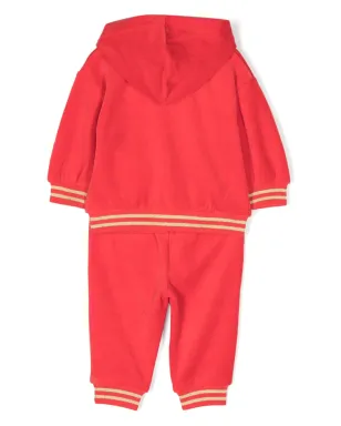 Moschino Kids パッチディテール コットンブレンド トラックスーツセット - レッド - サムネイル2