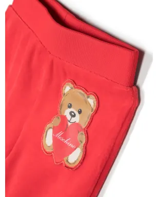 Moschino Kids パッチディテール コットンブレンド トラックスーツセット - レッド - サムネイル3