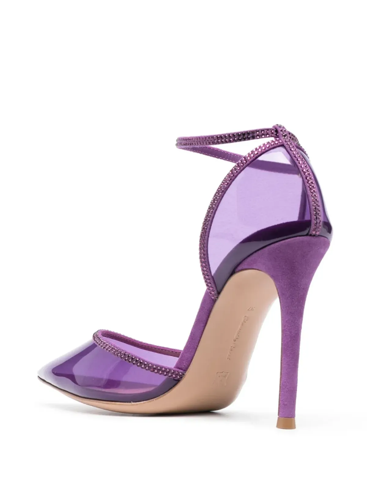 Gianvito Rossi クリスタルサビン パンプス - 画像3
