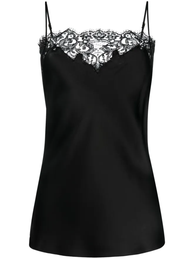 Stella McCartney Stella McCartney レーストリムのキャミトップの商品画像