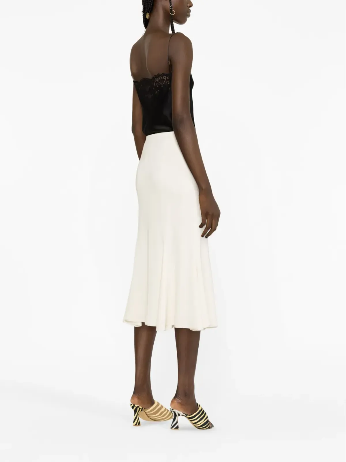Stella McCartney レーストリムのキャミトップ - 画像4