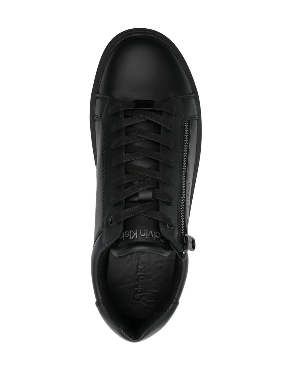 Calvin Klein ロゴデボスドレザースニーカー - 画像4