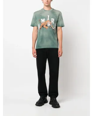 AMIRI ヴィンテージ タイガー 半袖 Tシャツ - グリーン - サムネイル2