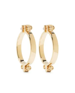 Annelise Michelson スクリュー・モチーフ・フープピアス - サムネイル1