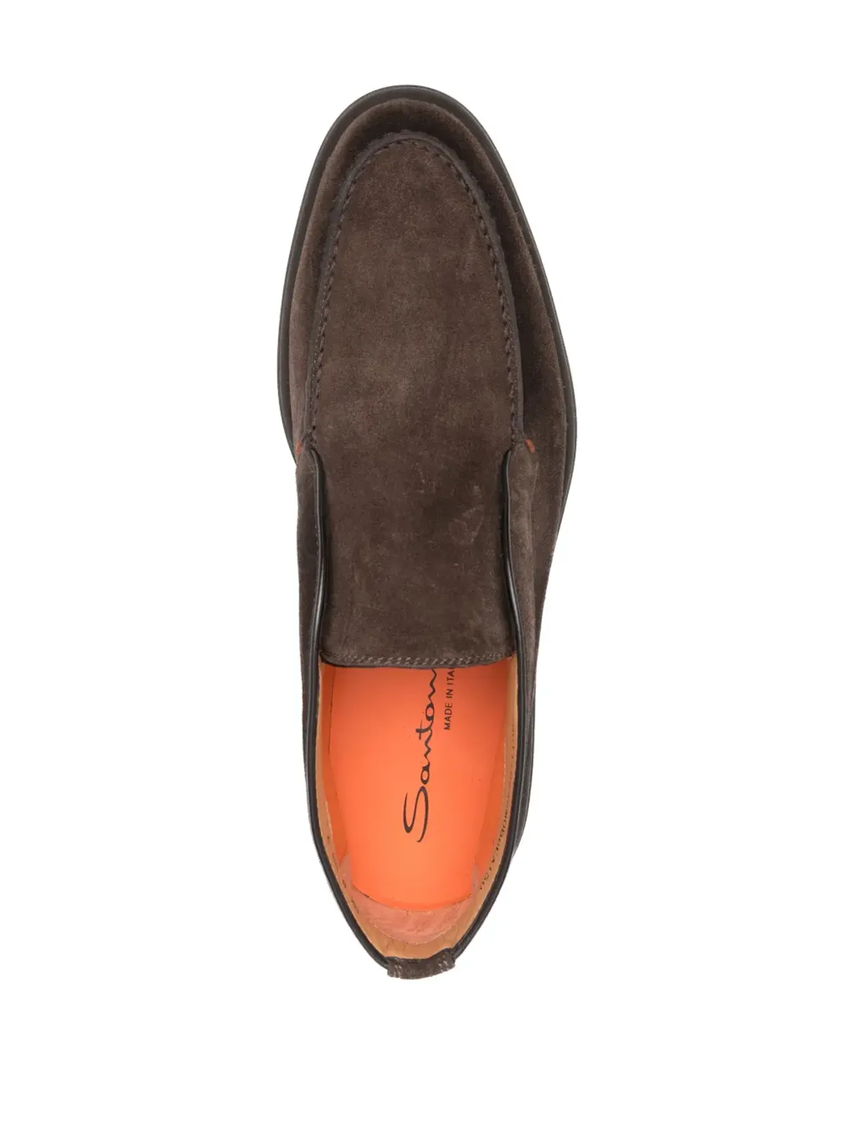 Santoni デザートスリップオンスエードブーツ - ブラウン - 画像4
