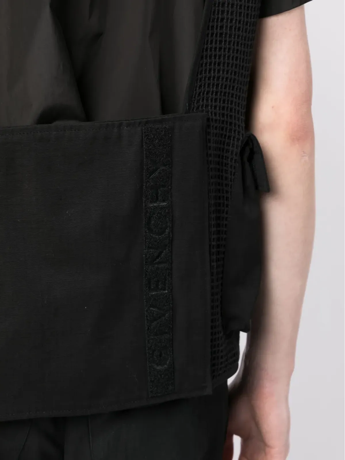 Givenchy ジップアップ コットン カーゴ ジレ - ブラック - 画像5