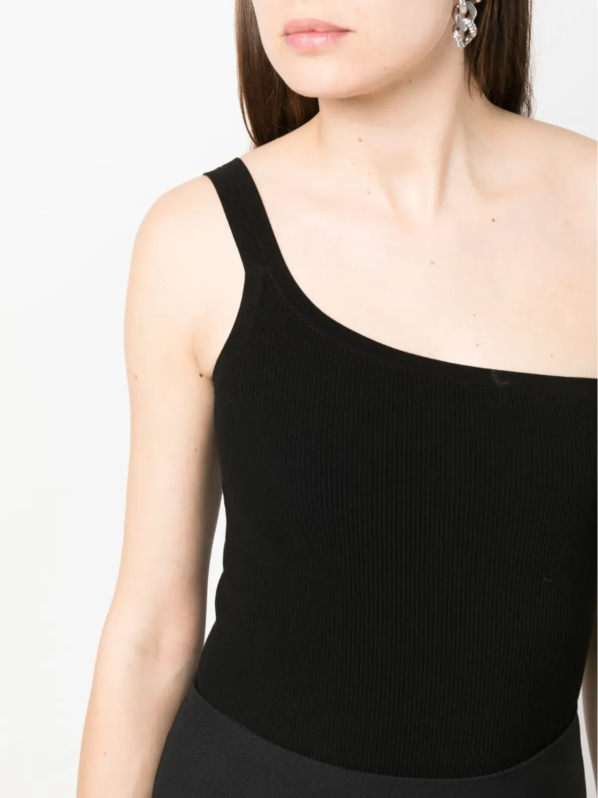 Michael Kors Collection 片肩リブニットボディスーツ - 画像5