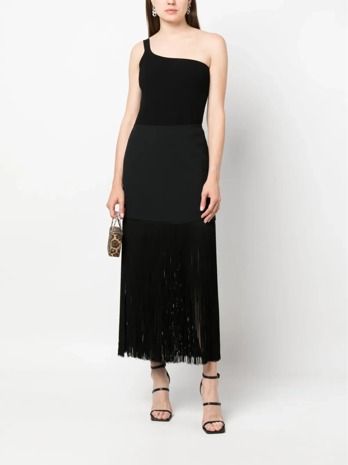 Michael Kors Collection 片肩リブニットボディスーツ - 画像2