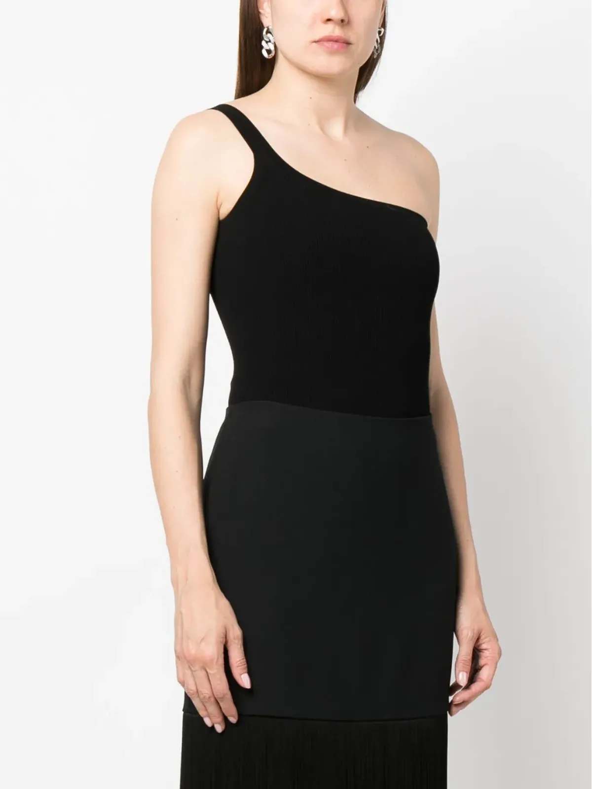 Michael Kors Collection 片肩リブニットボディスーツ - 画像3
