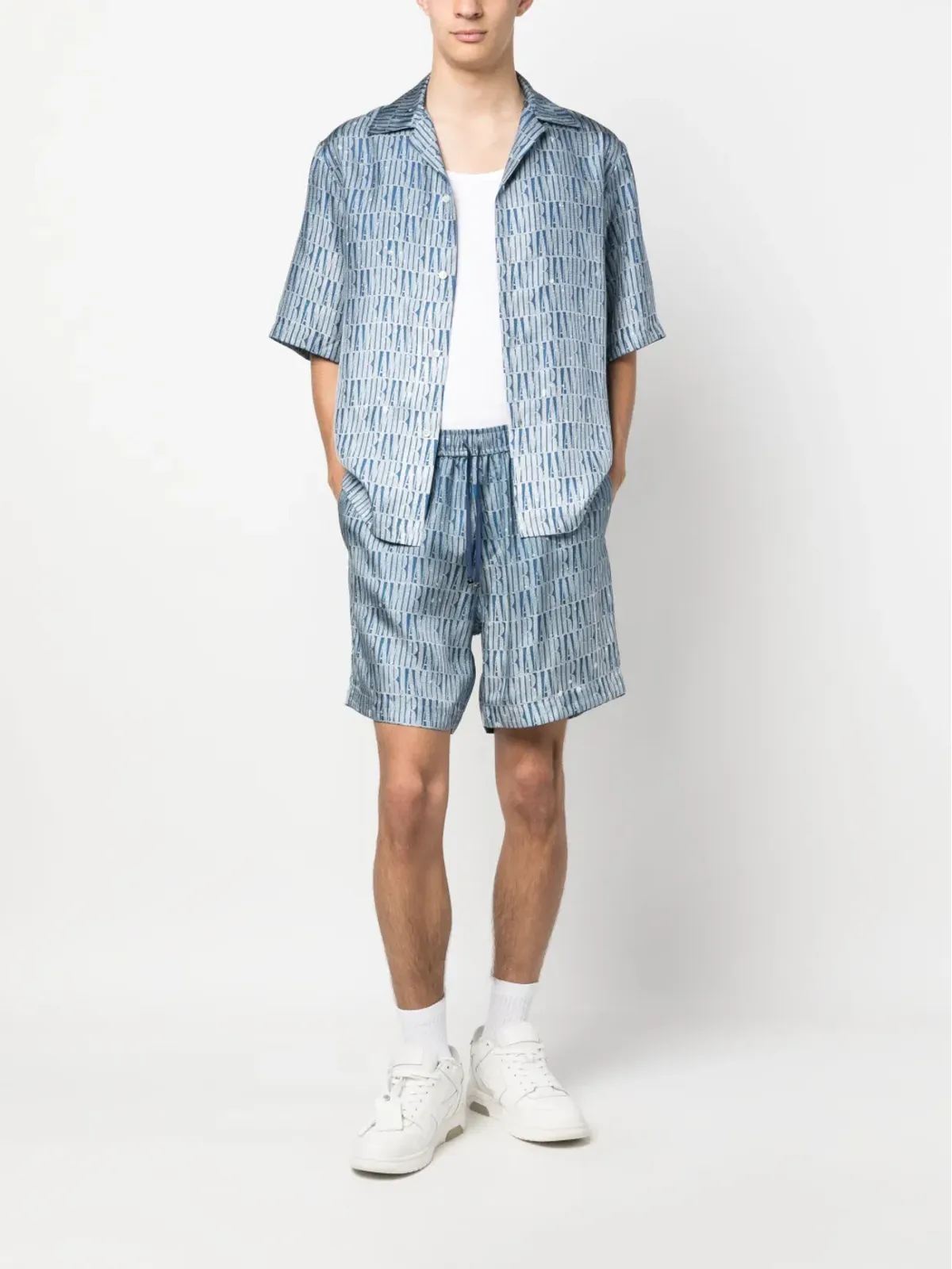AMIRI グラデーションドローストリングショーツ - 画像2