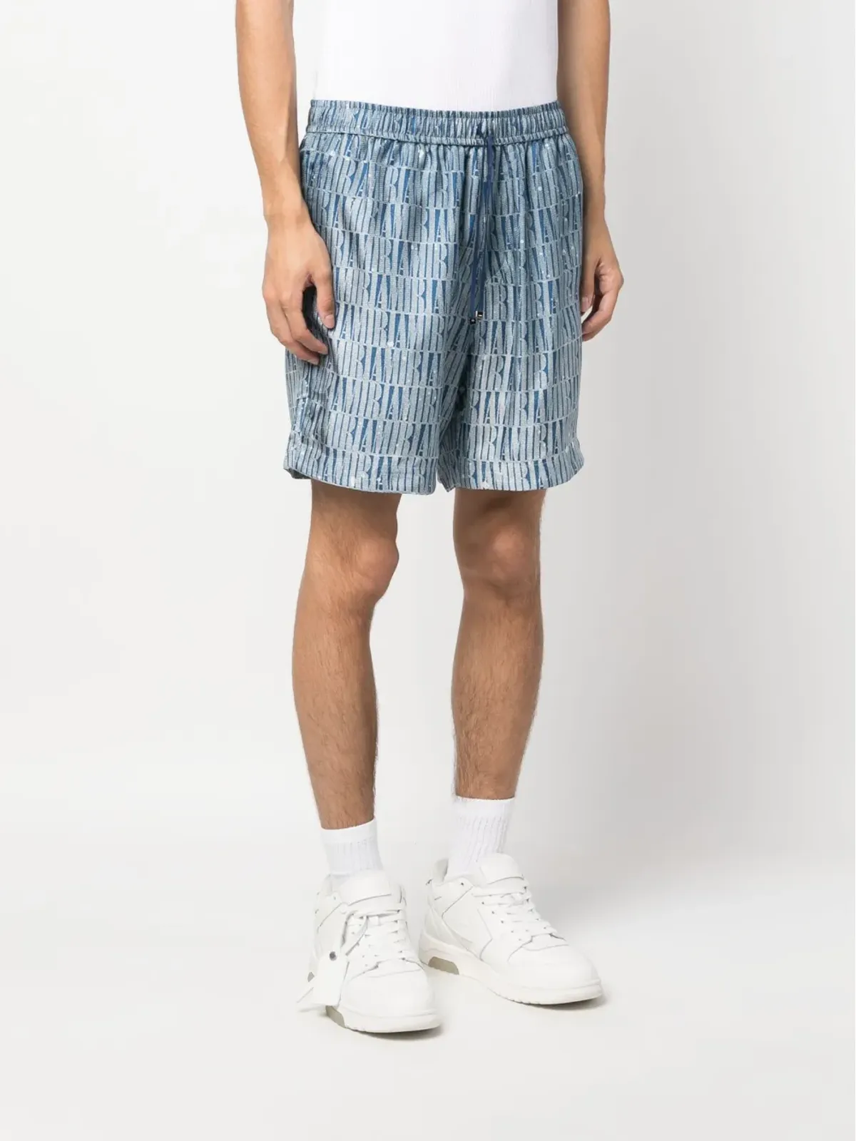 AMIRI グラデーションドローストリングショーツ - 画像3