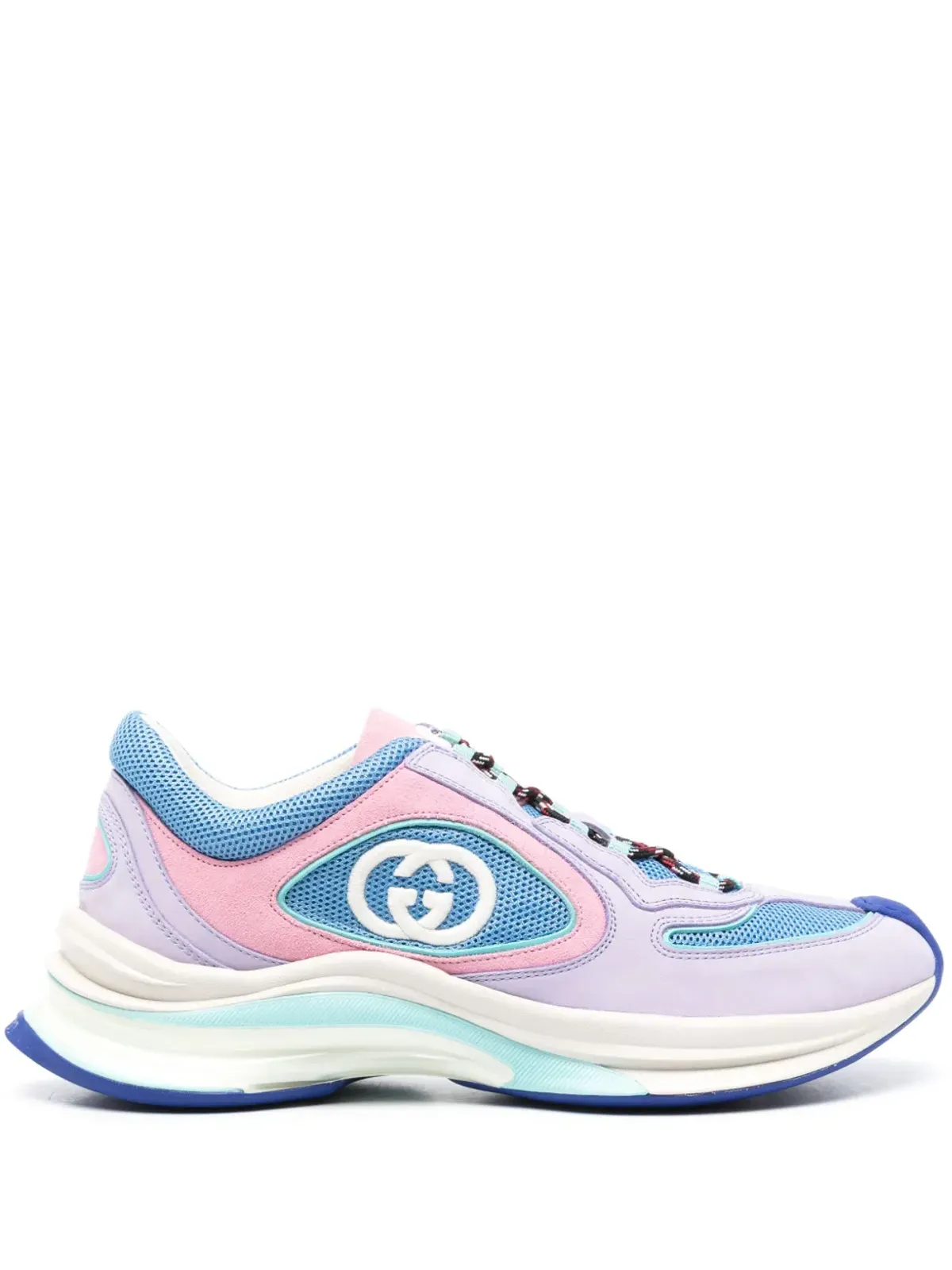 Gucci ランレースアップスニーカー - 画像1