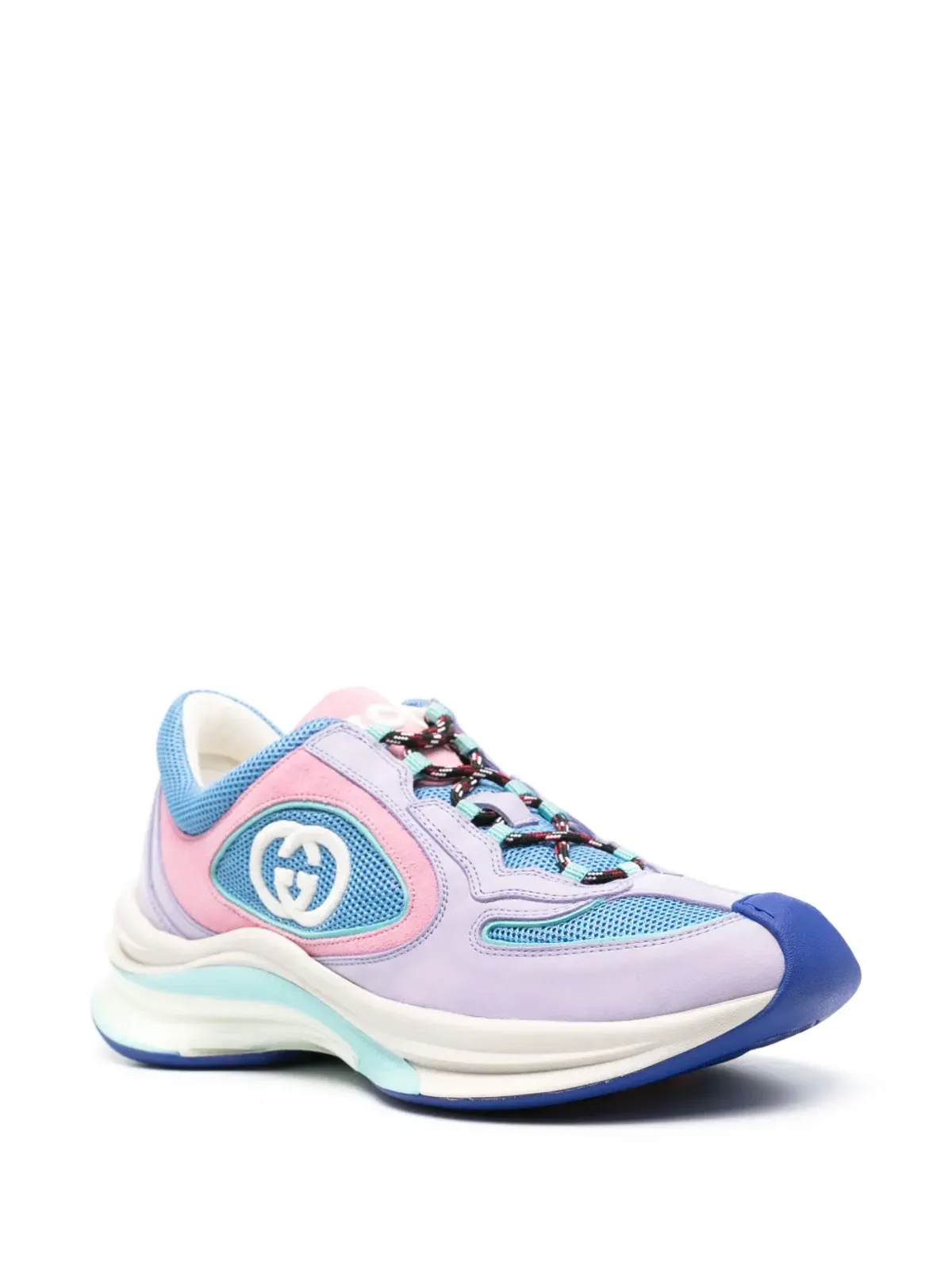 Gucci ランレースアップスニーカー - 画像2