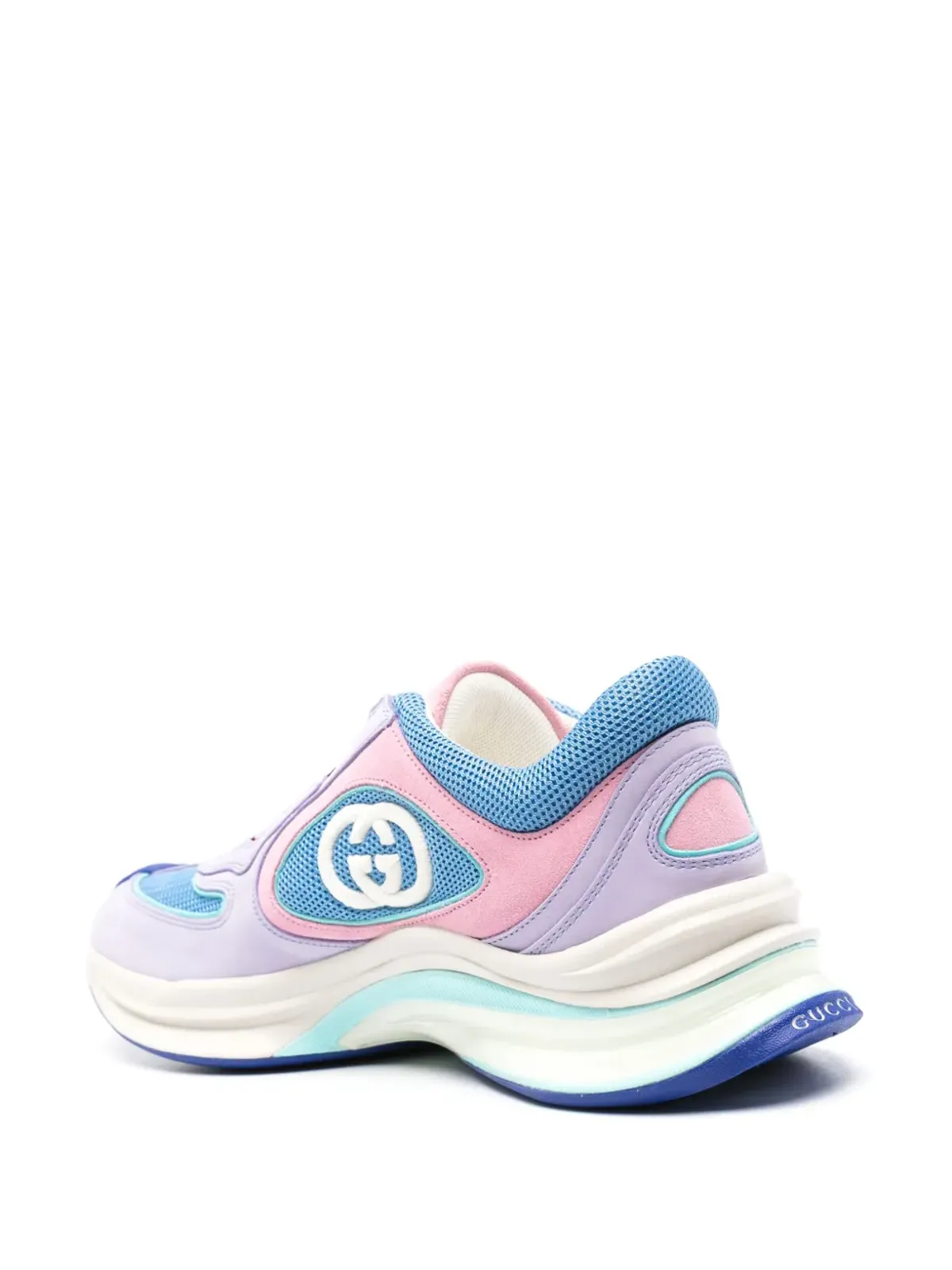 Gucci ランレースアップスニーカー - 画像3