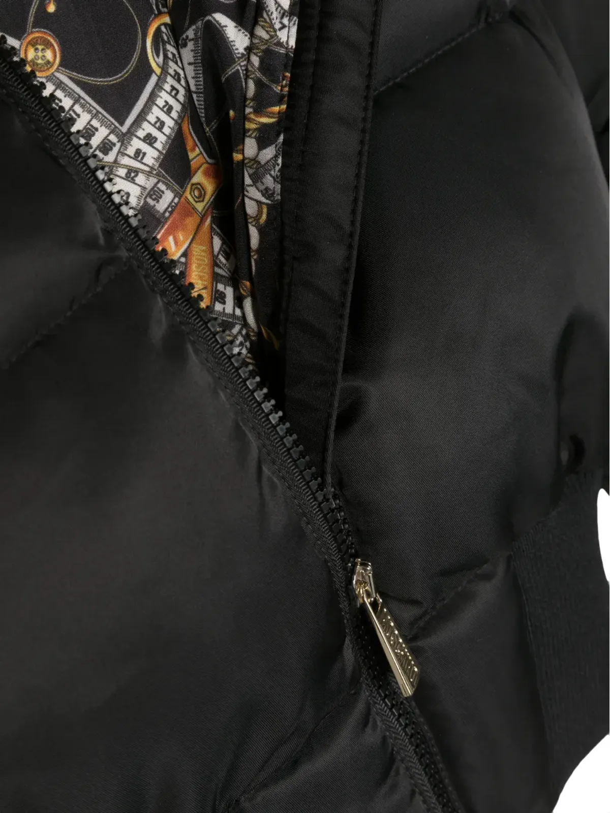 Moschino Kids ロゴ刺繍パファージャケット - 画像3