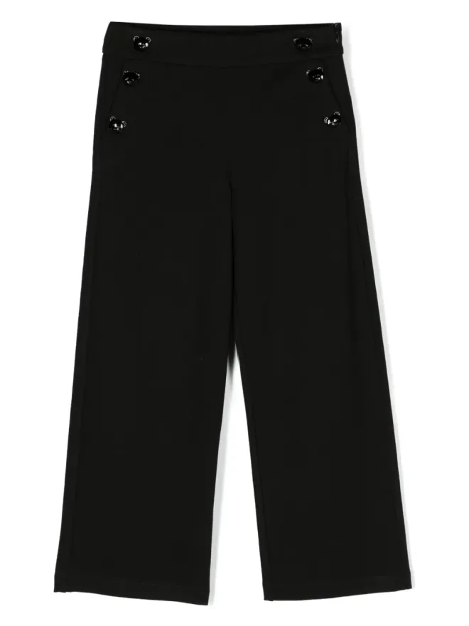 Moschino Kids Moschino Kids ロゴプリント ストレートレッグパンツの商品画像