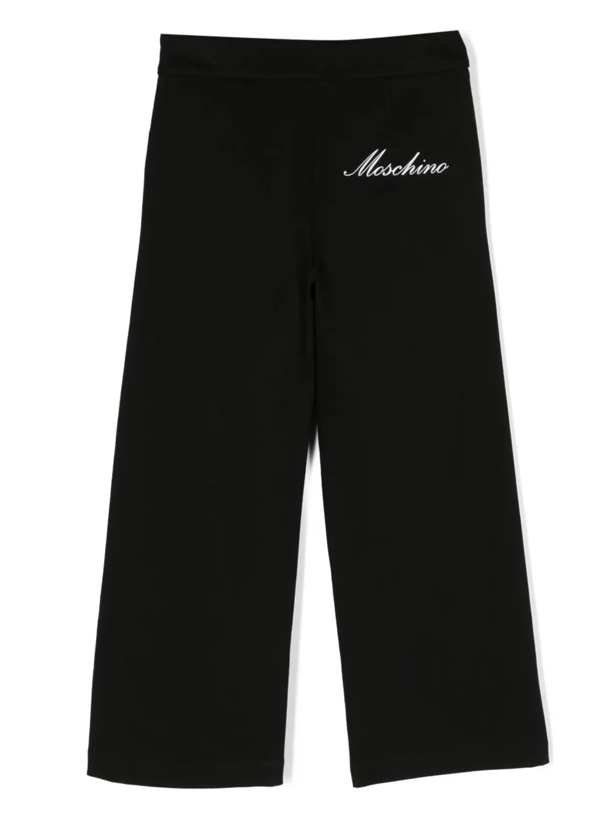 Moschino Kids ロゴプリント ストレートレッグパンツ - 画像2