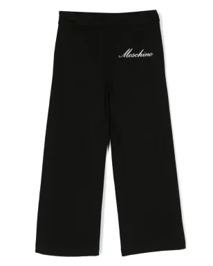 Moschino Kids ロゴプリント ストレートレッグパンツ - サムネイル2