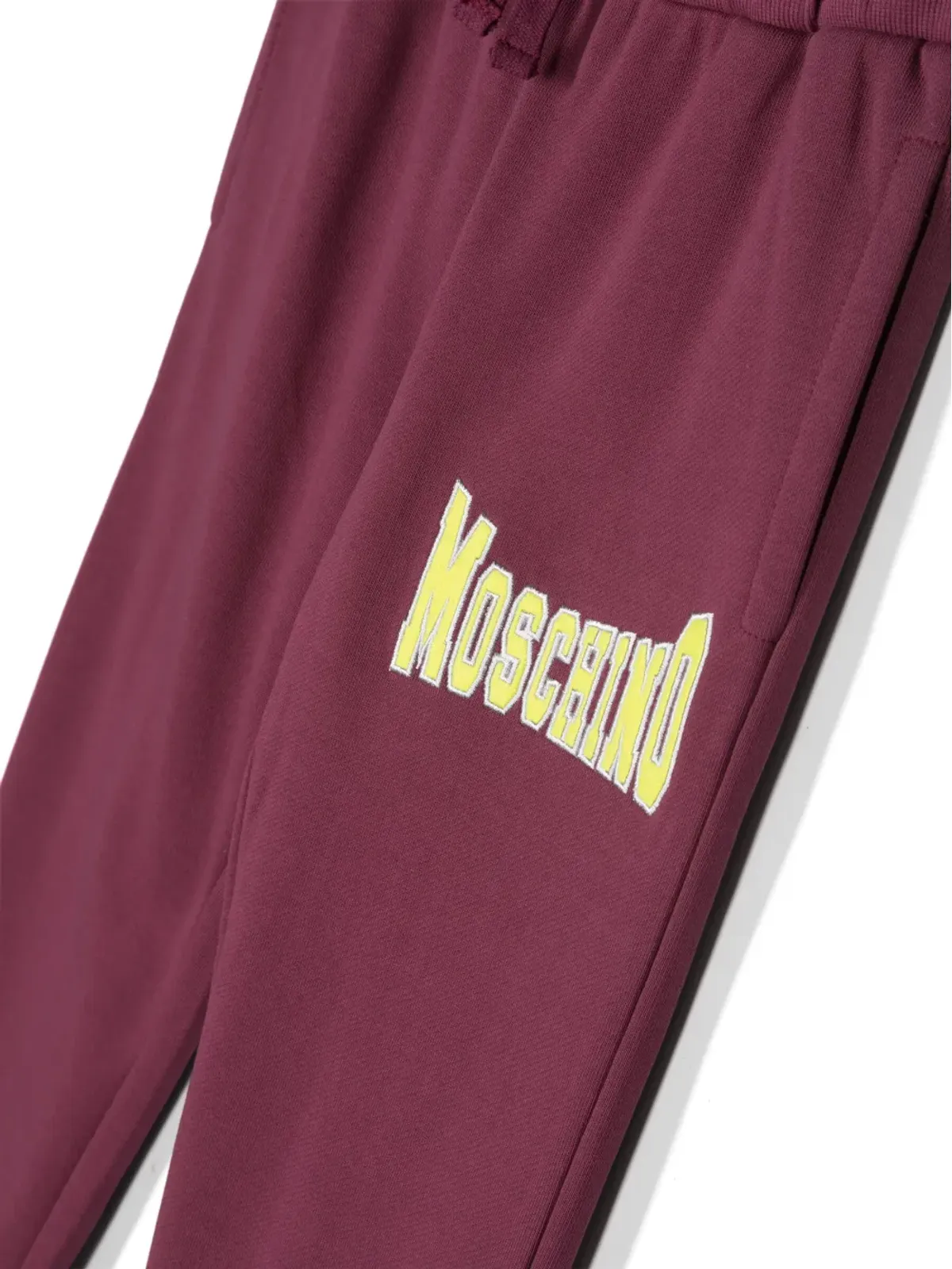 Moschino Kids ロゴプリント トラックパンツ ピンク - 画像3