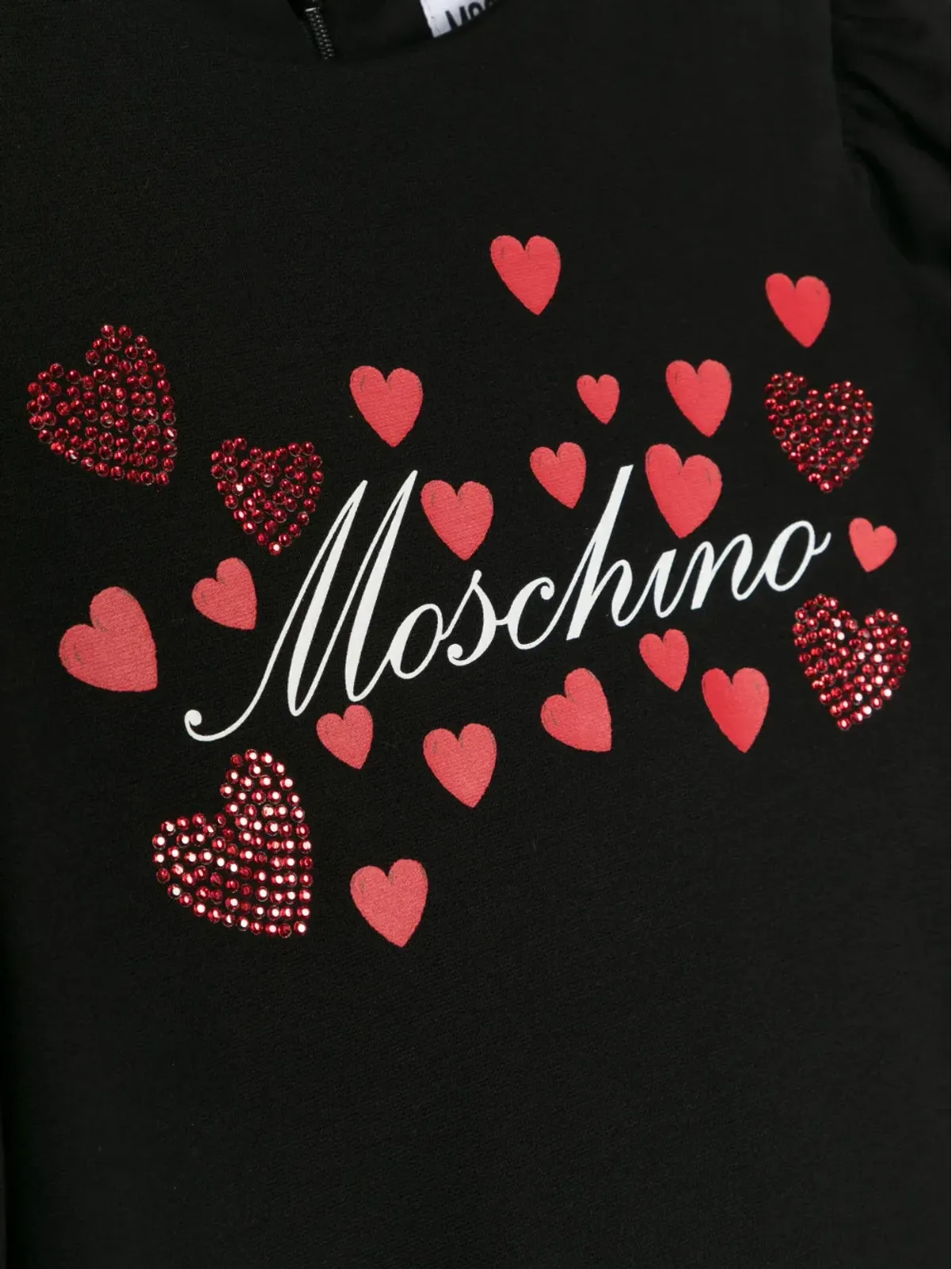 Moschino Kids ロゴプリントドレス - 画像3