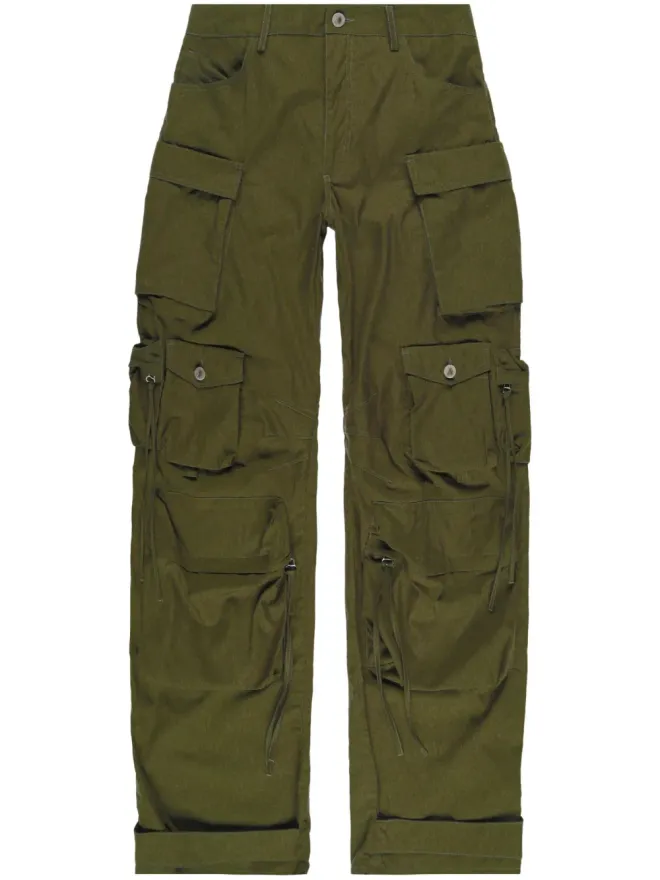 THE ATTICO The Attico ワイドレッグカーゴパンツ（グリーン）の商品画像