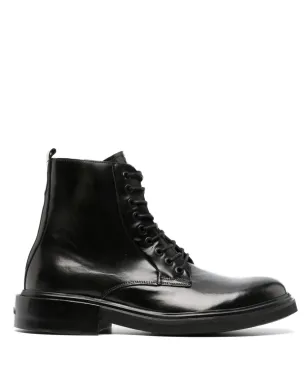 Calvin Klein レザー レースアップブーツ - サムネイル1
