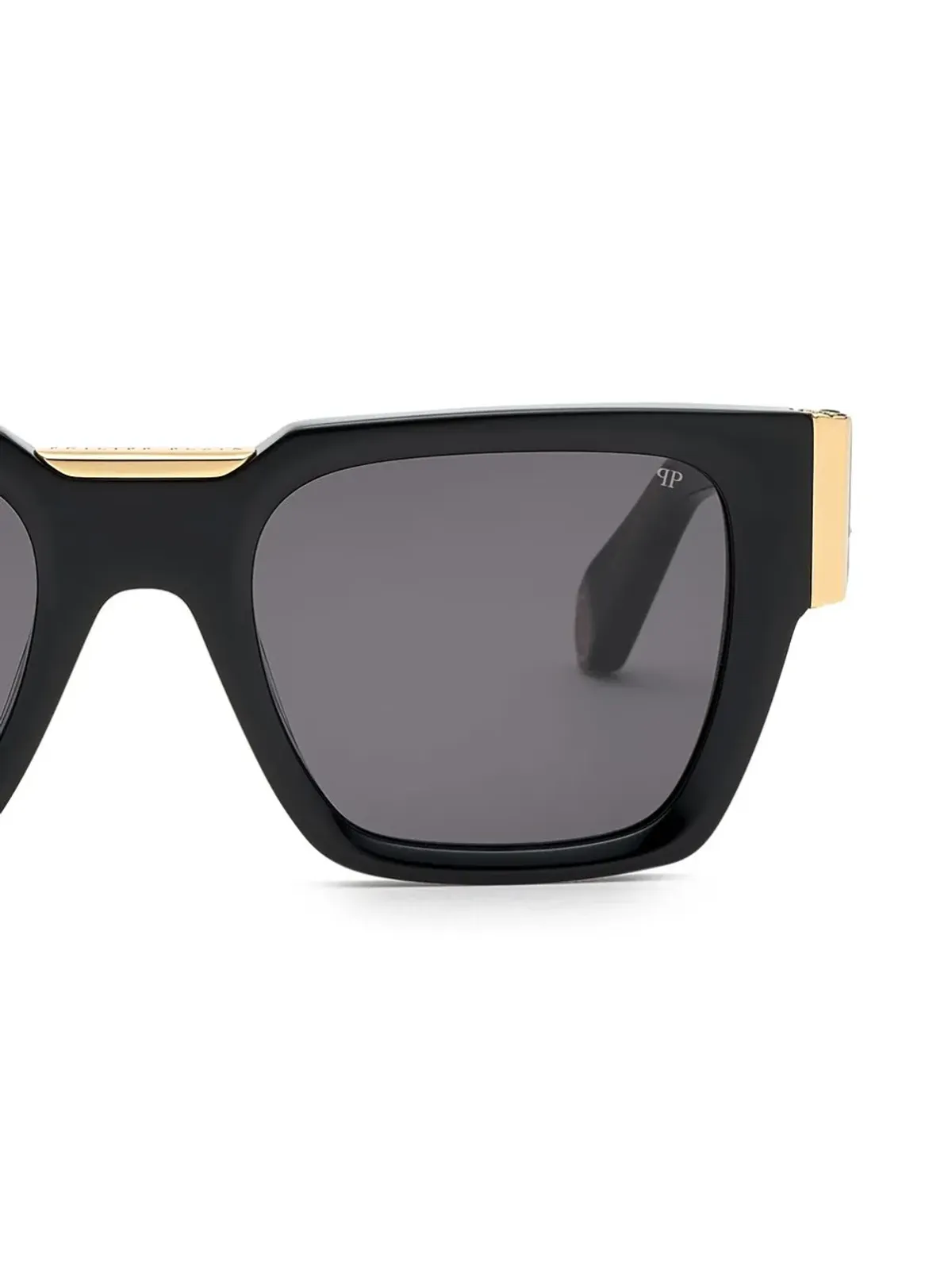 Philipp Plein Eyewear ロゴプレート付きスクエアフレームサングラス - 画像3