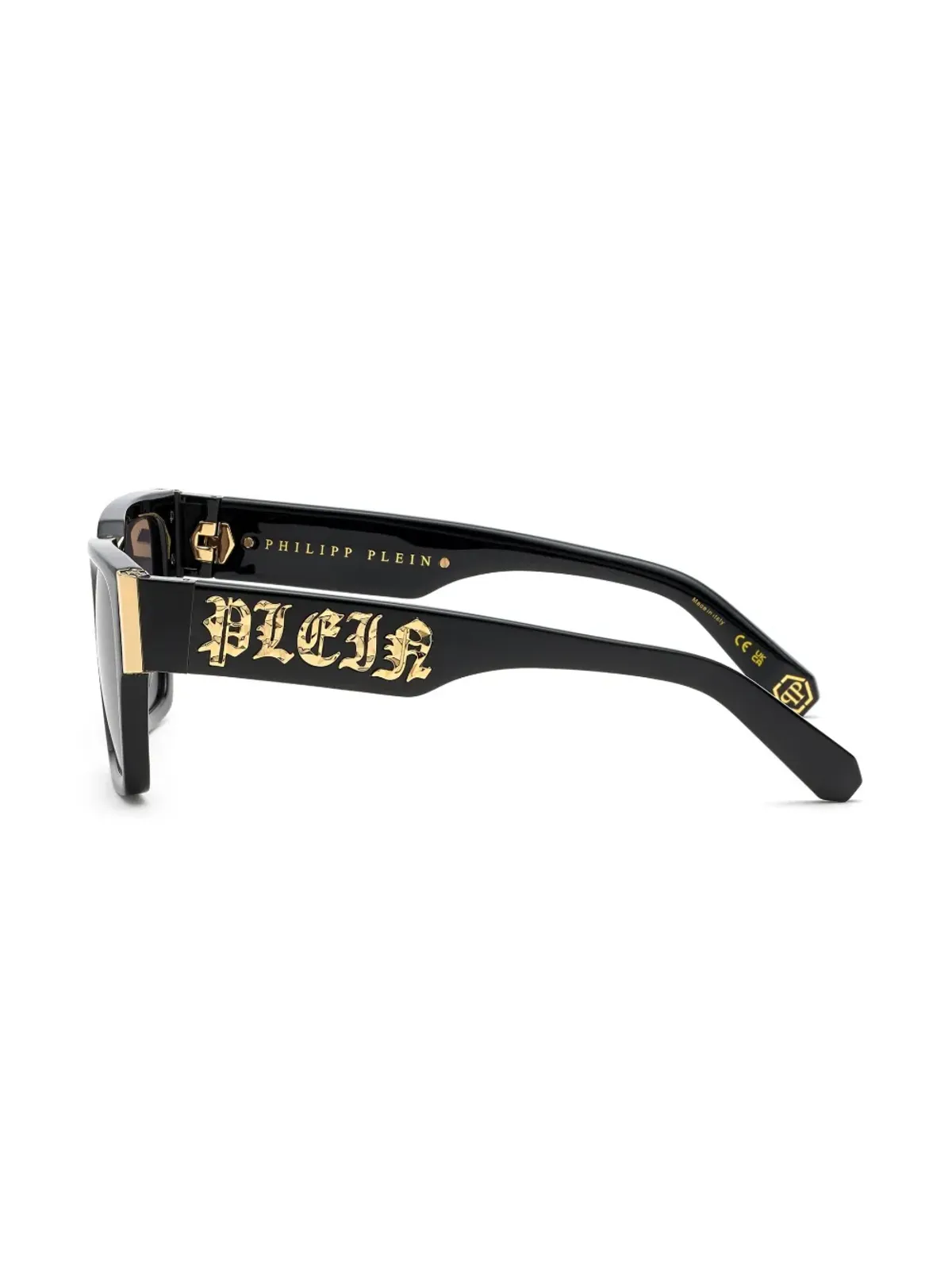 Philipp Plein Eyewear ロゴプレート付きスクエアフレームサングラス - 画像4