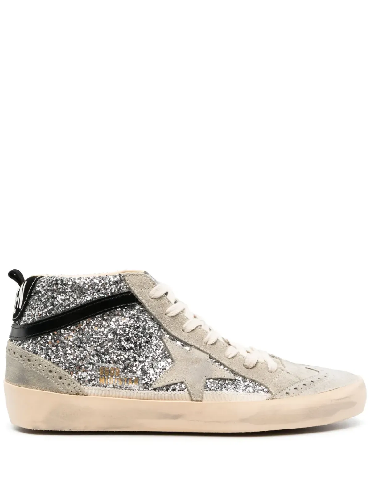 Golden Goose ミッドスター グリッター スニーカー - 画像1