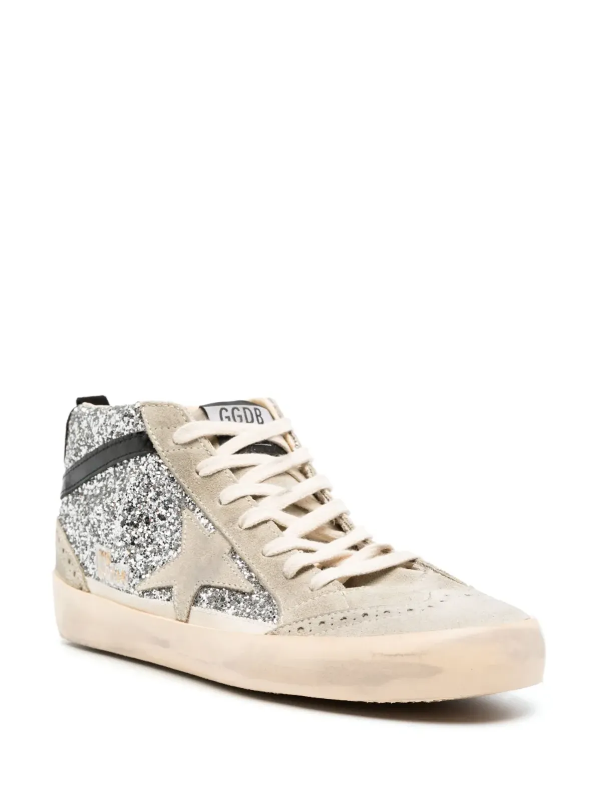 Golden Goose ミッドスター グリッター スニーカー - 画像2