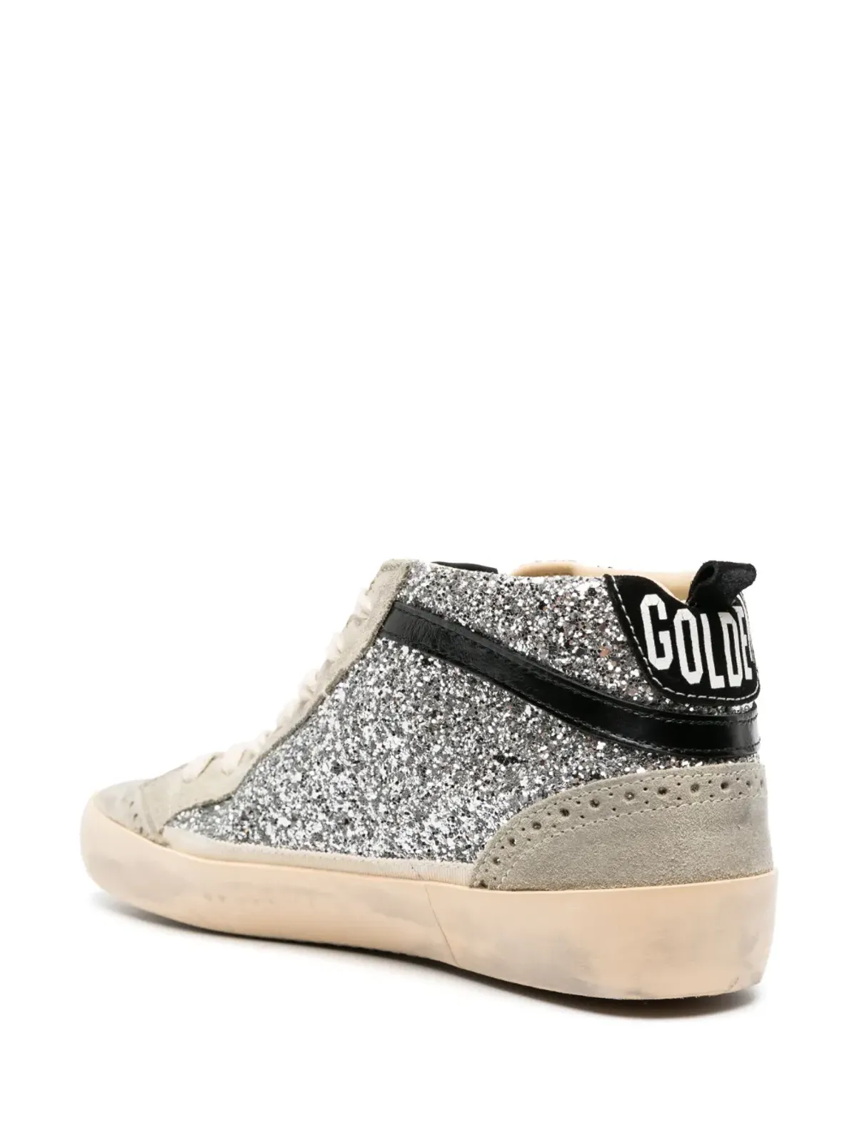 Golden Goose ミッドスター グリッター スニーカー - 画像3