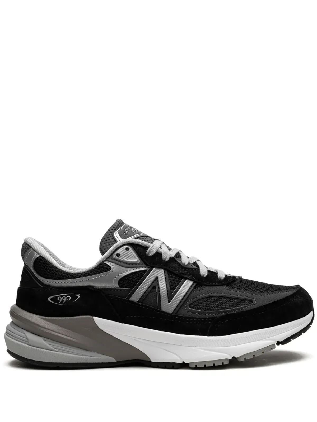 New Balance 990V6 ブラック/シルバー スニーカー - 画像1