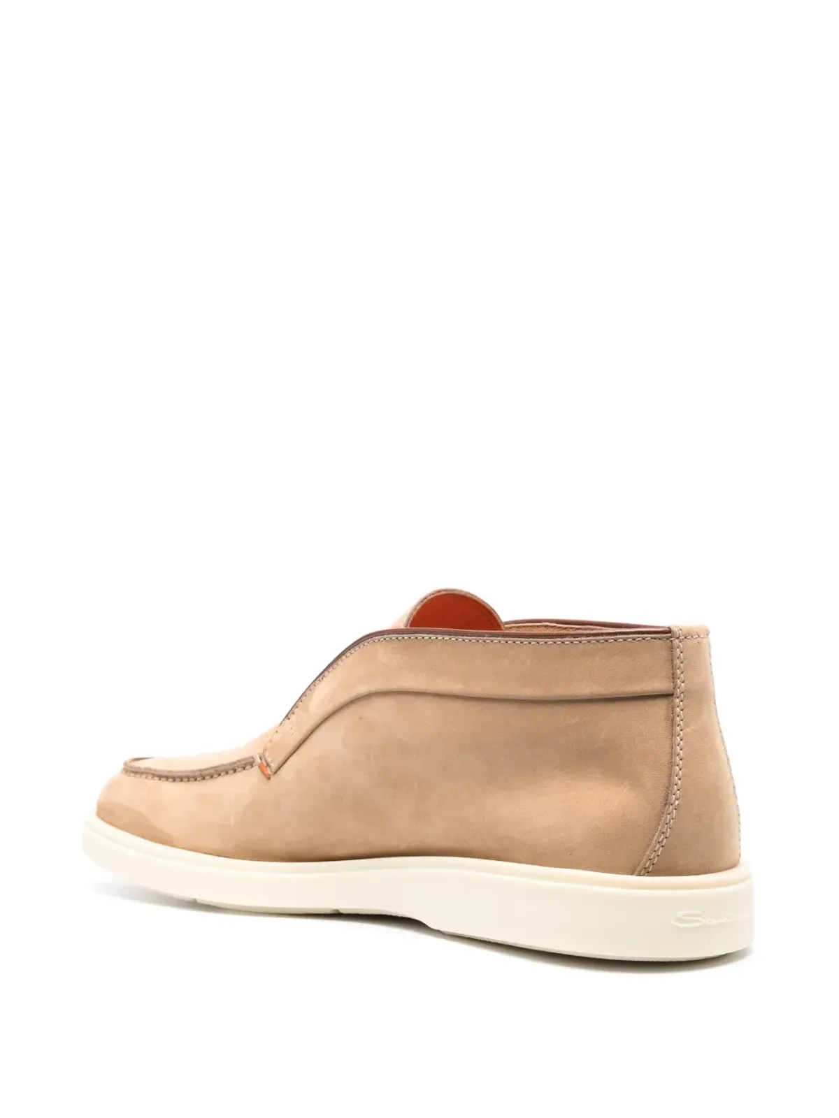 Santoni レザー スリップオン ブーツ - 画像3