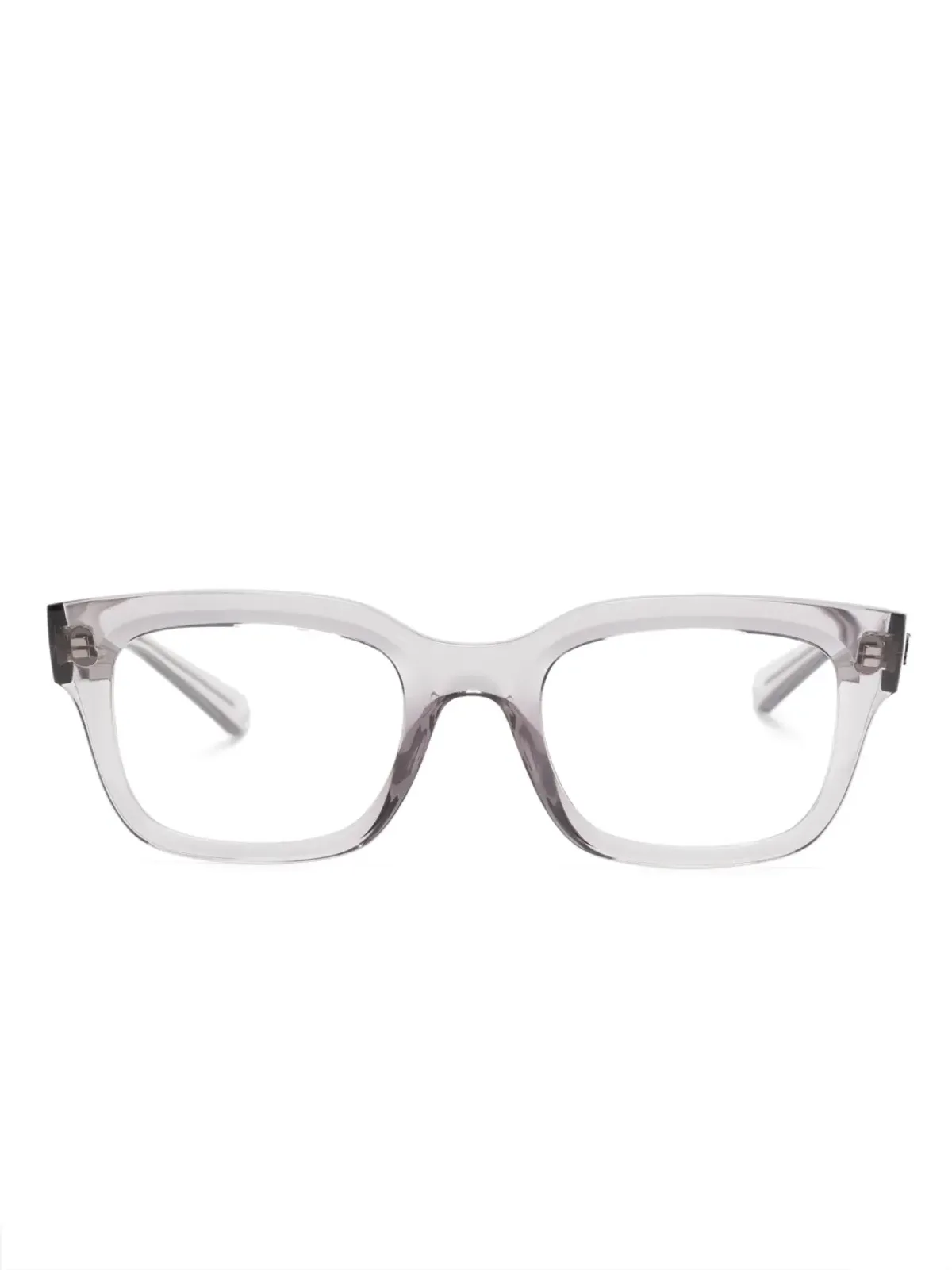 Ray-Ban 透明な長方形フレームのメガネ - 画像1