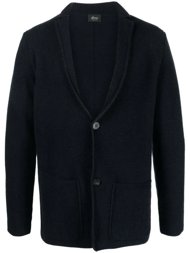 Brioni Brioni ワッフルニットボタンアップカーディガンの商品画像