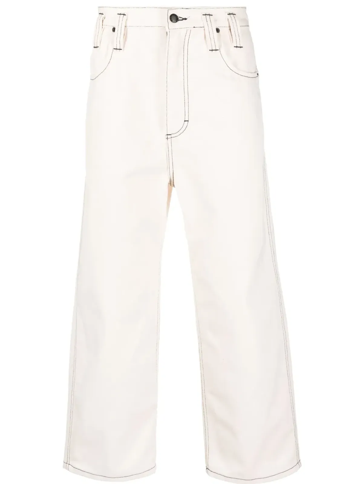 Eckhaus Latta ワイドレッグ クロップドパンツ - 画像1