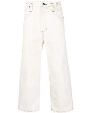 Eckhaus Latta ワイドレッグ クロップドパンツ - サムネイル1