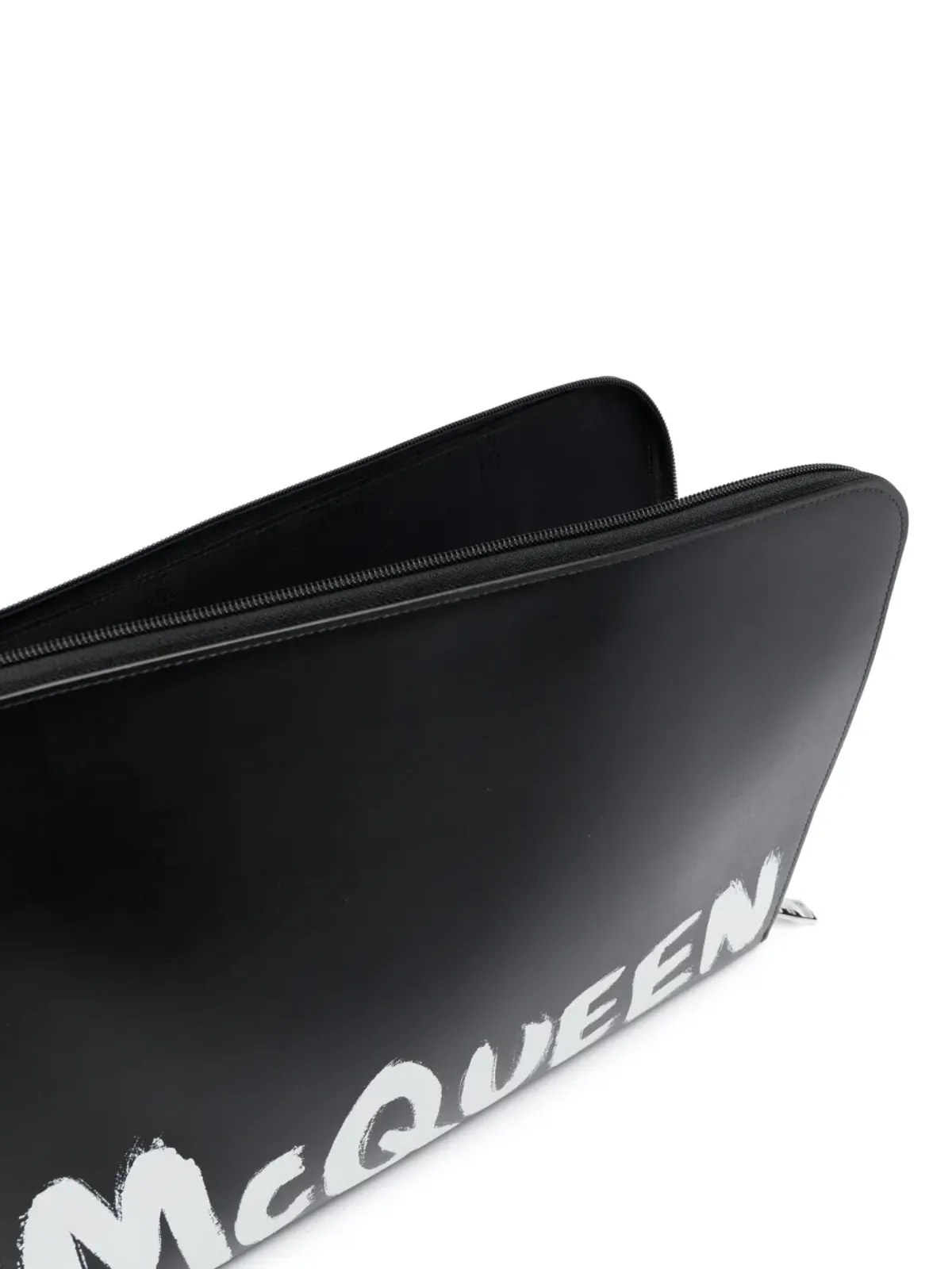 Alexander McQueen グラフィティロゴプリント・クラッチバッグ - 画像5