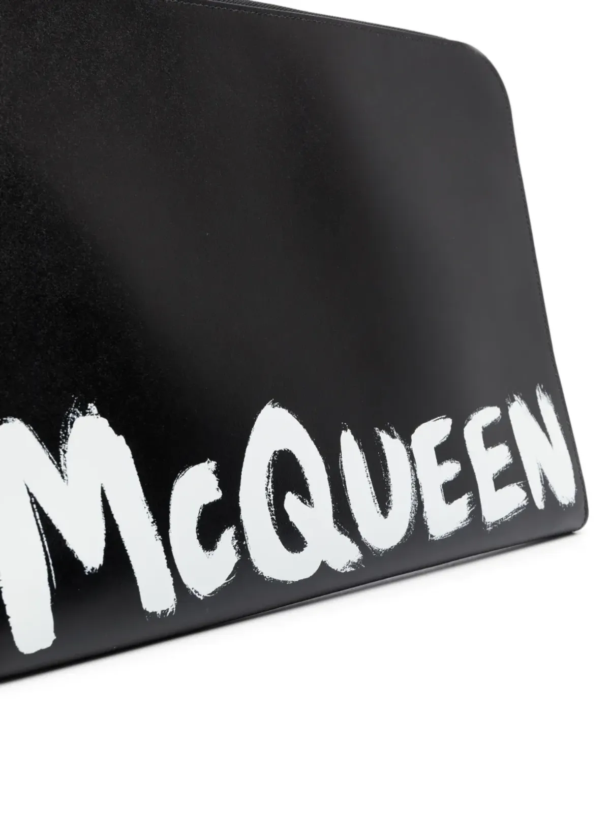 Alexander McQueen グラフィティロゴプリント・クラッチバッグ - 画像4