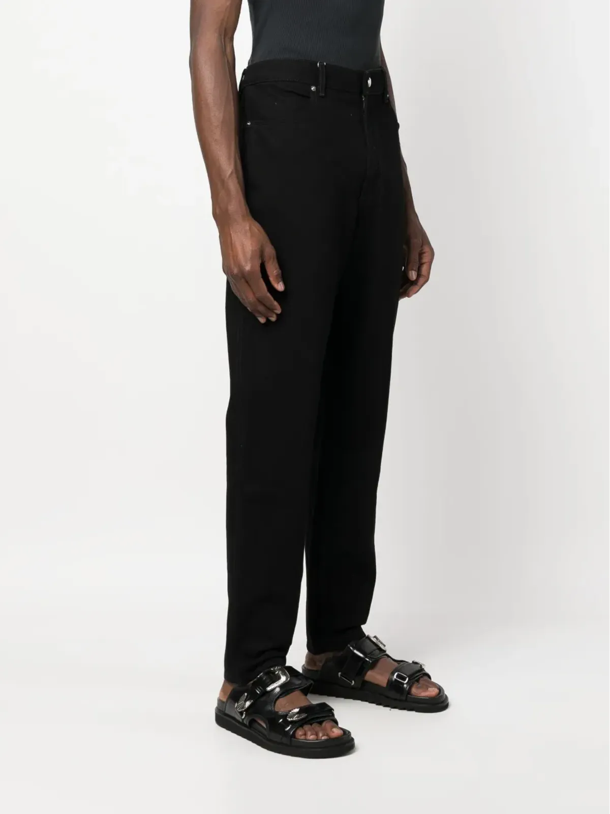 Eckhaus Latta ミッドライズストレートジーンズ - 画像4