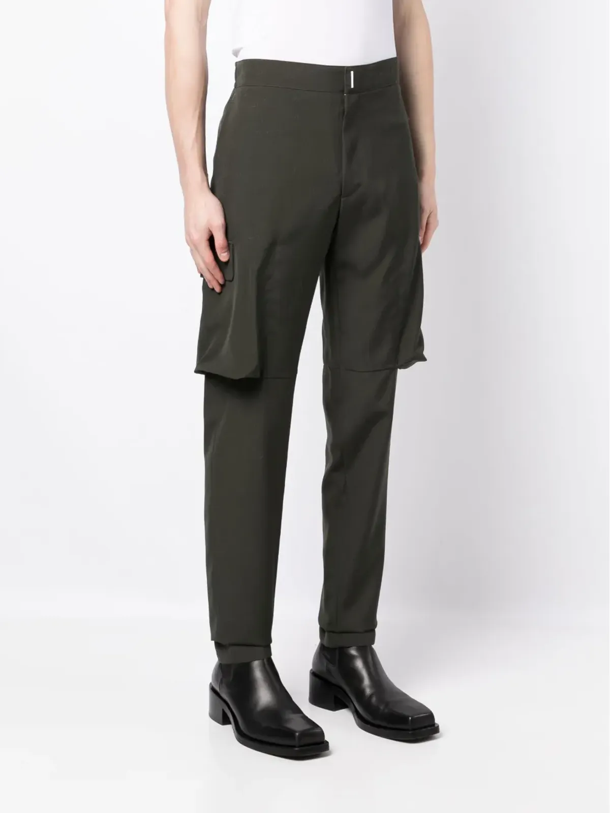 Givenchy ストレートレッグ ウール カーゴパンツ - 画像3