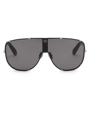 Philipp Plein Eyewear スタッドパイロットフレーム サングラス - サムネイル1