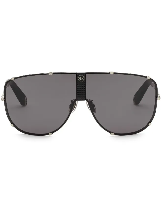 Philipp Plein Eyewear Philipp Plein Eyewear スタッドパイロットフレーム サングラスの商品画像