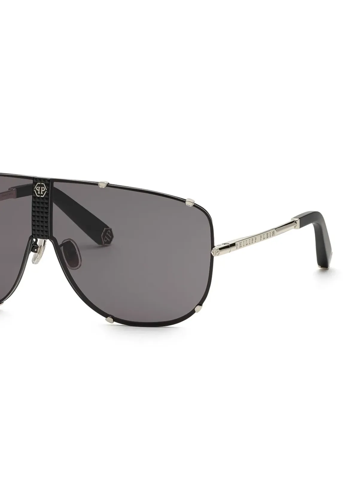 Philipp Plein Eyewear スタッドパイロットフレーム サングラス - 画像5