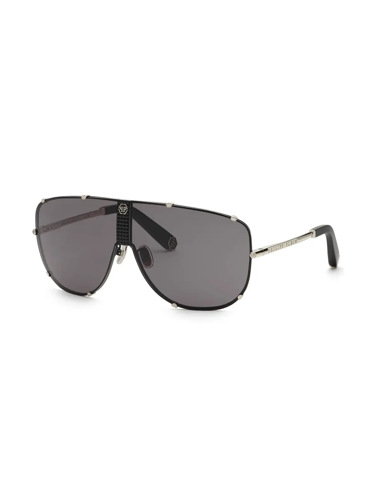 Philipp Plein Eyewear スタッドパイロットフレーム サングラス - 画像2