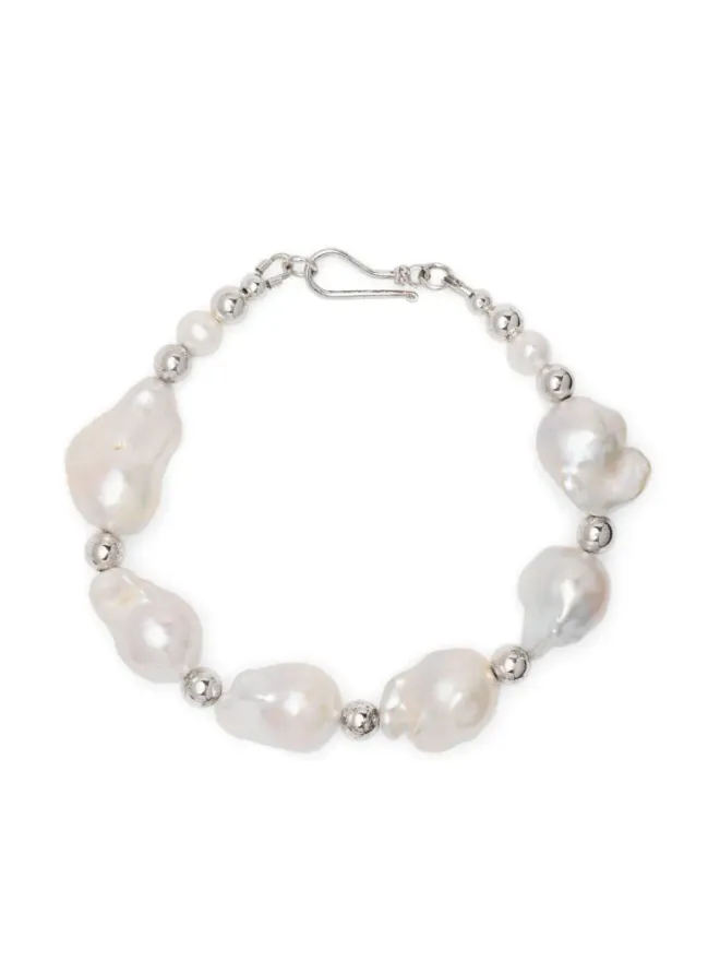A Sinner in Pearls A Sinner in Pearls ファイアボールビーズパール ブレスレット - Whiteの商品画像